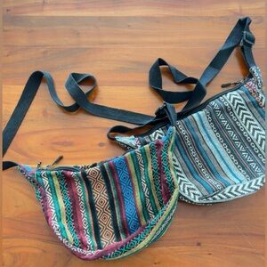 Retro Boho Patterned Crossbody bag set of 2